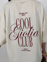 Carica l'immagine nel visualizzatore di Gallery, GIOLÍA CLUB T-SHIRT CREAM