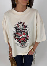 Carica l'immagine nel visualizzatore di Gallery, GIOLÍA CLUB T-SHIRT CREAM
