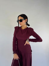 Carica l'immagine nel visualizzatore di Gallery, POINTED SUIT BORDEAUX