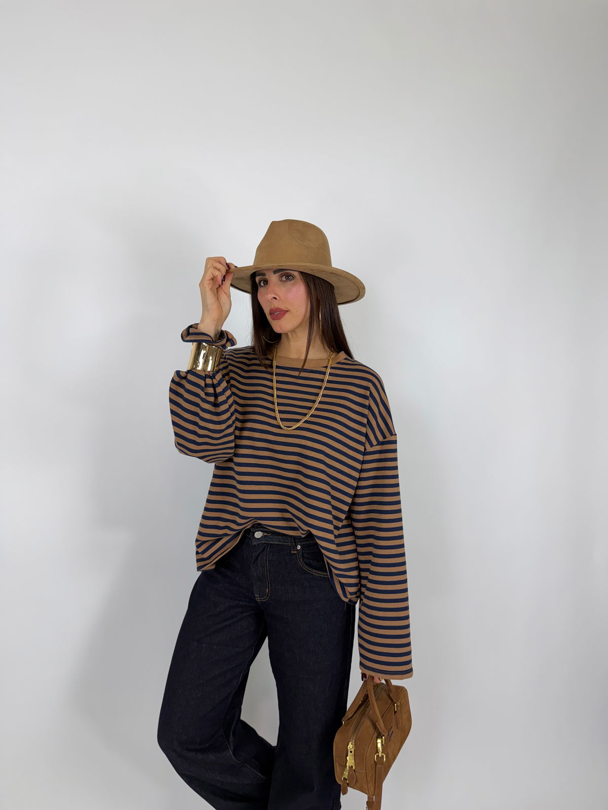MAGLIA STRIPES NUTS