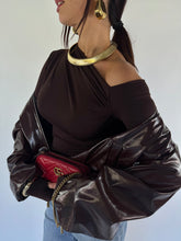 Carica l&#39;immagine nel visualizzatore di Gallery, MAGLIA CUT CACAO
