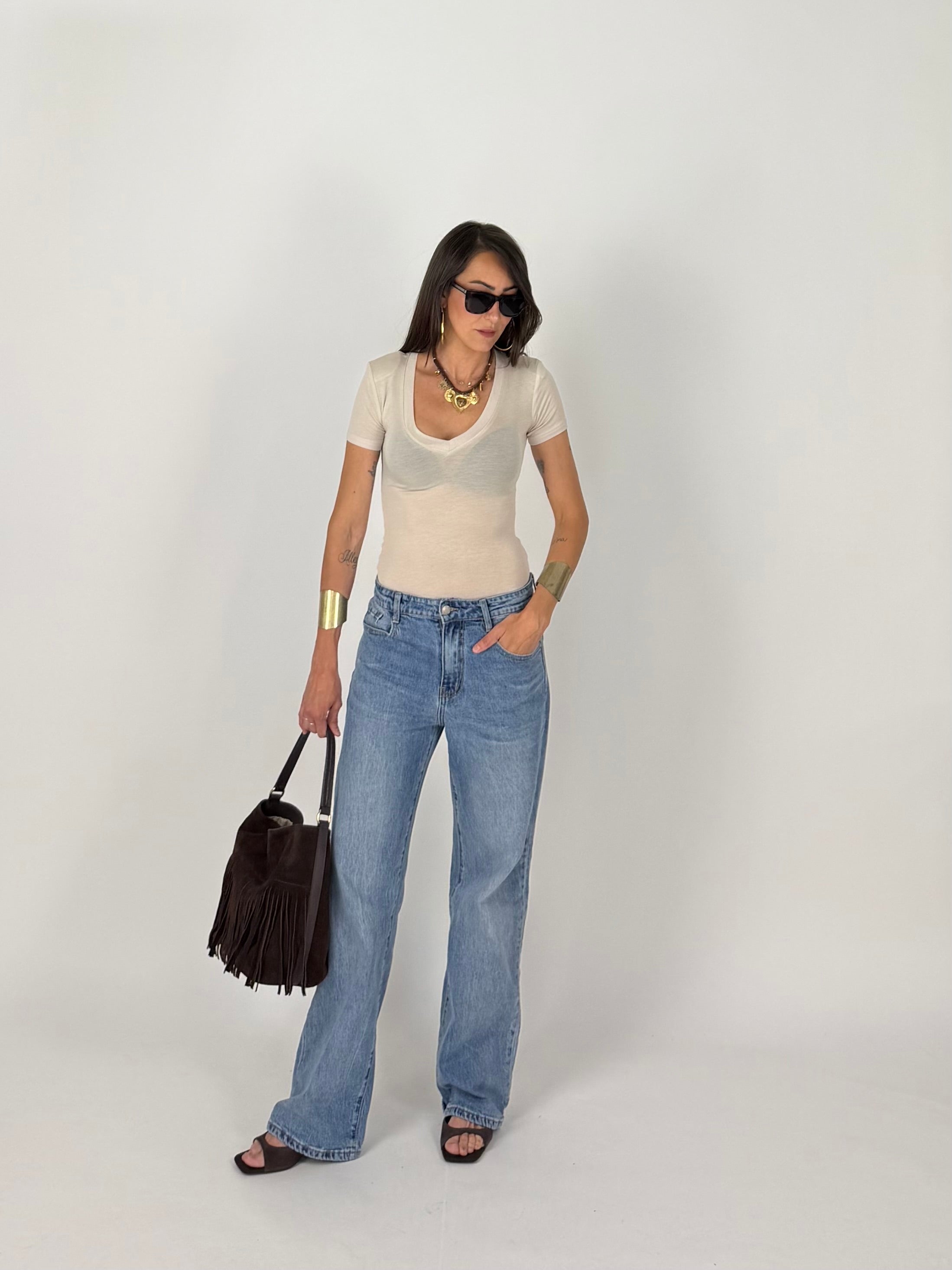 T-SHIRT LIGHTSHOL BEIGE