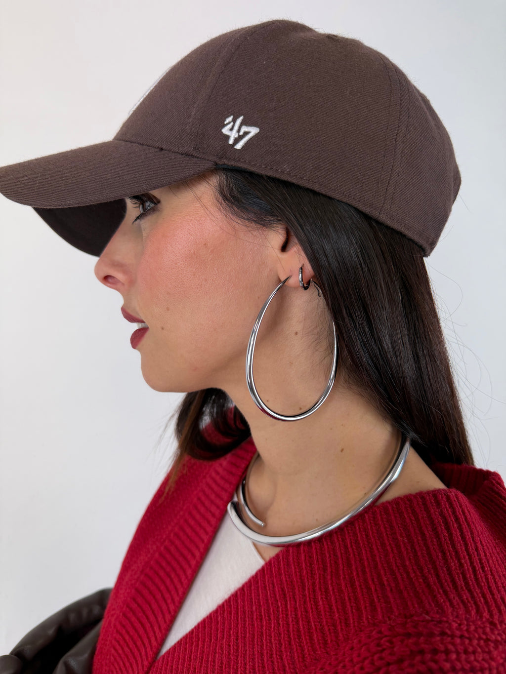 EARRINGS MAXI DROP SILVER