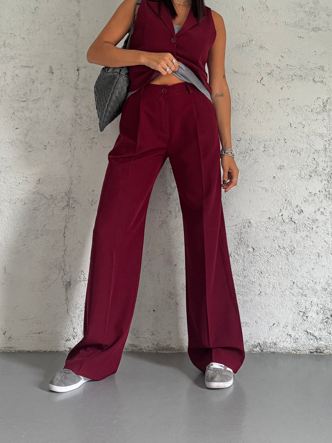 PANTS BORDEAUX