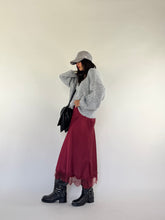 Carica l&#39;immagine nel visualizzatore di Gallery, SKIRTY SLIP BORDEAUX
