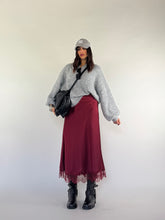 Carica l&#39;immagine nel visualizzatore di Gallery, SKIRTY SLIP BORDEAUX
