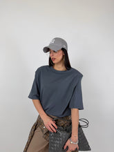 Carica l'immagine nel visualizzatore di Gallery, T-SHIRT OVER SHOL ANTRACITE
