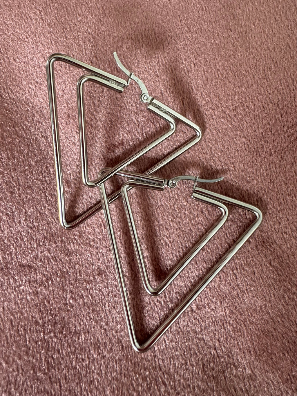 Orecchini double triangle