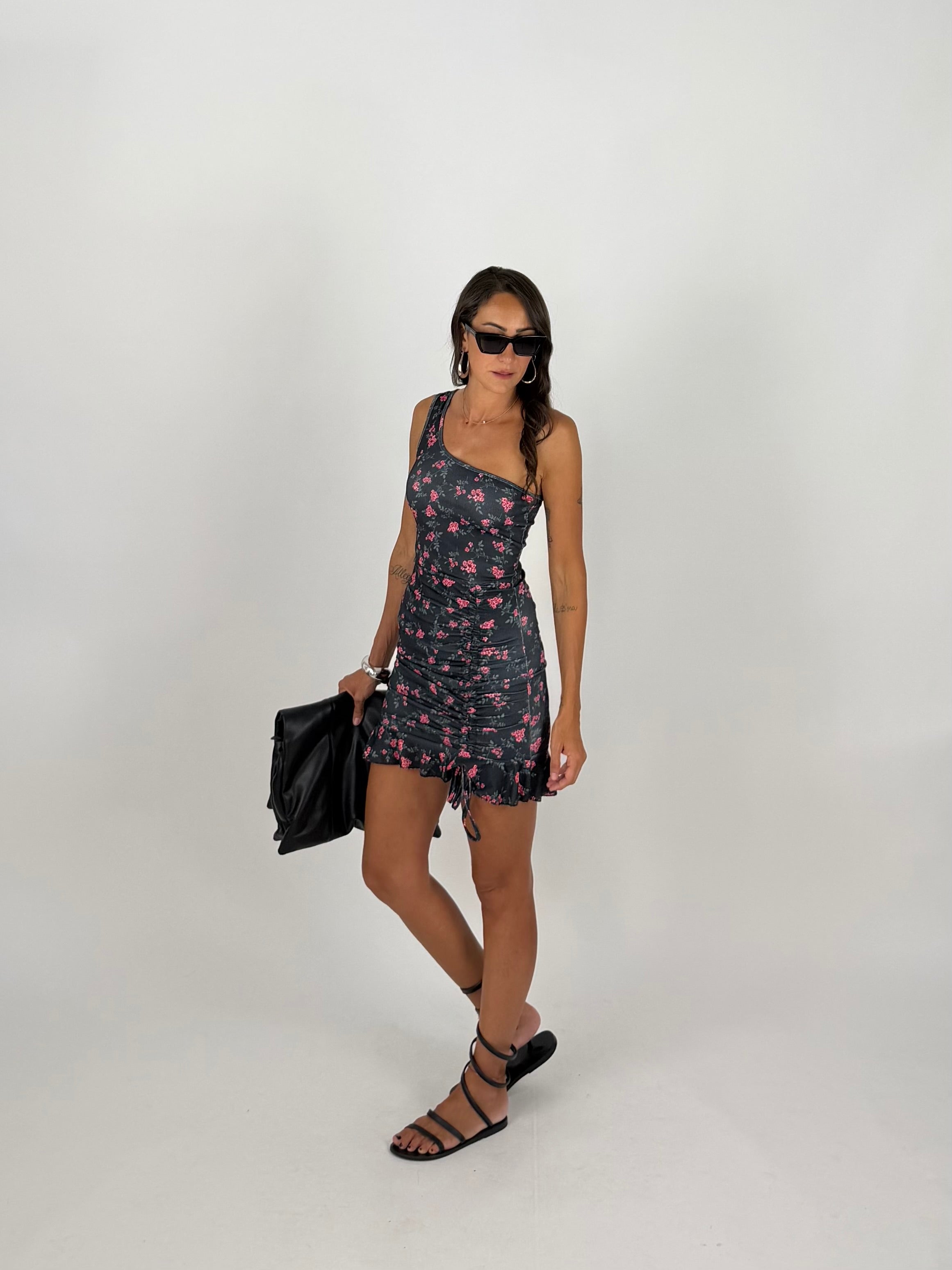 ABITO SOFT FLOWER NERO