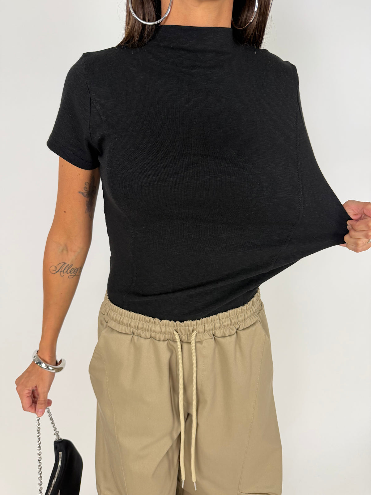 T-SHIRT POWER FIT NERA