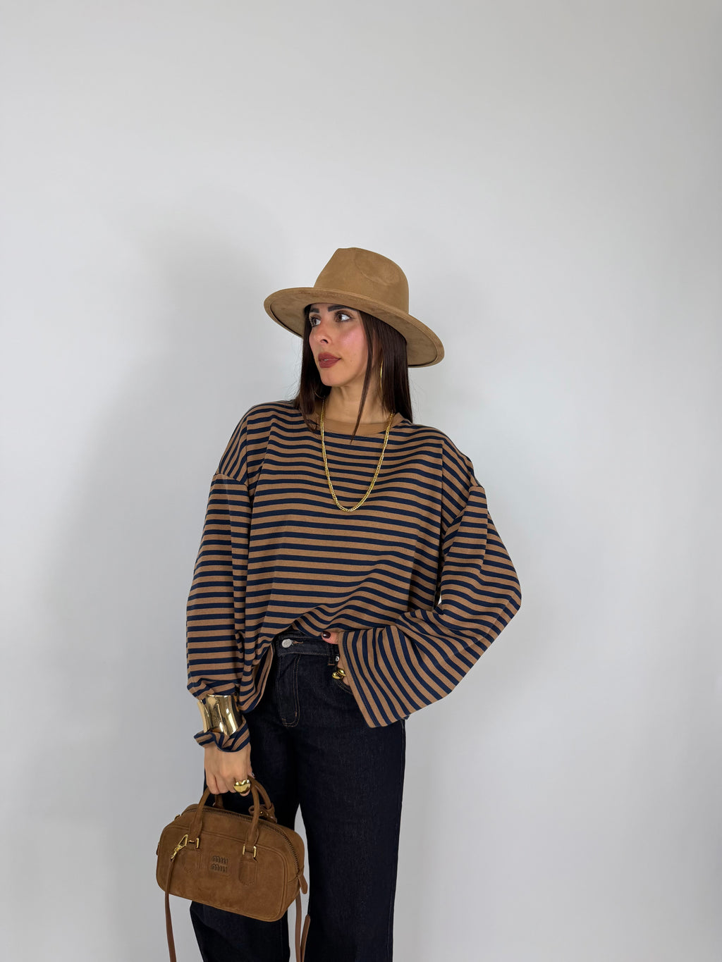 MAGLIA STRIPES NUTS