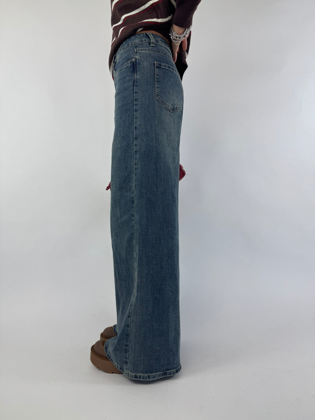 JEANS CLEAN PALAZZO