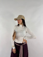 Carica l&#39;immagine nel visualizzatore di Gallery, MAGLIA DOLCEVITA BIANCA
