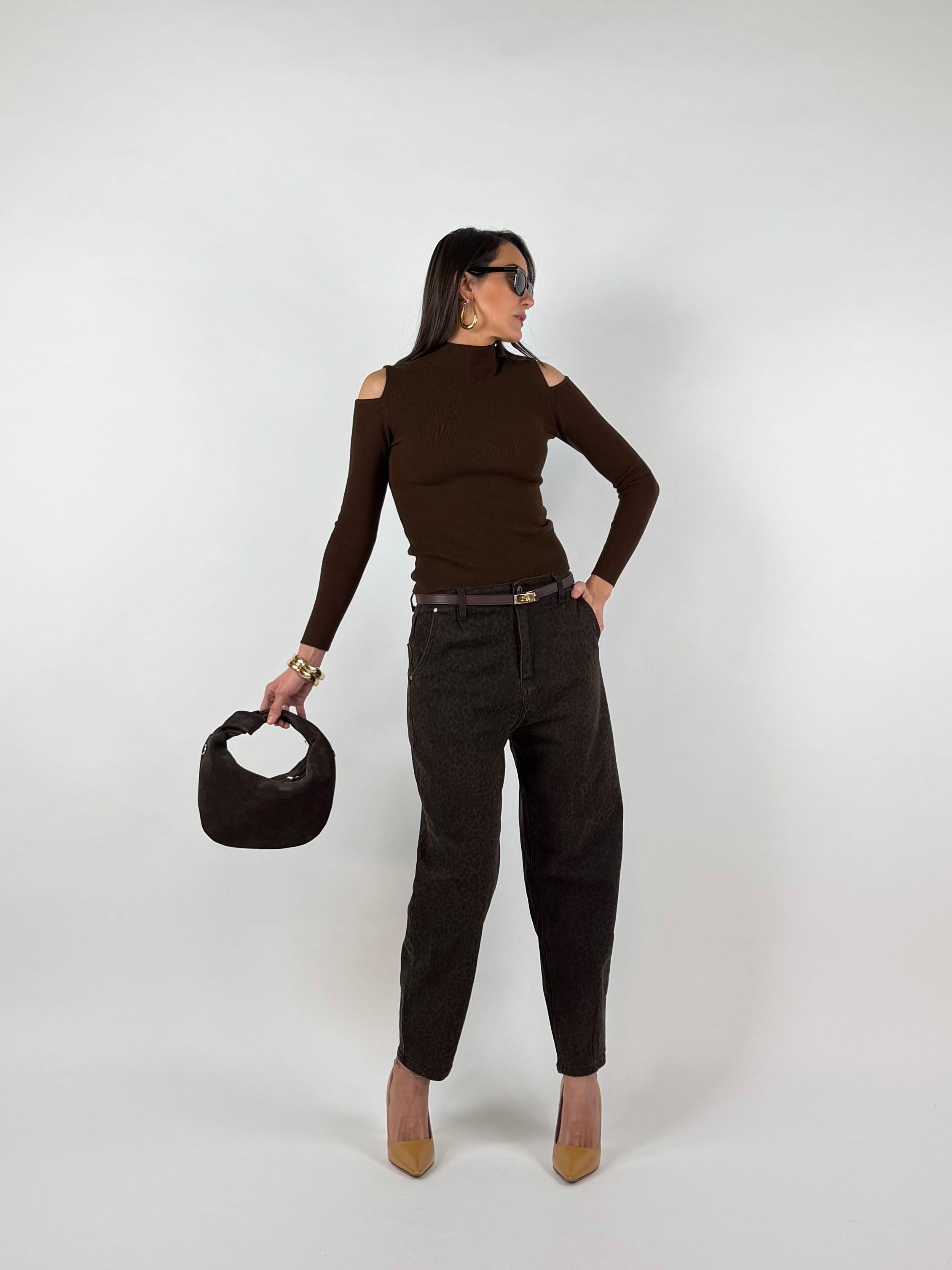 MOON BAG BROWN