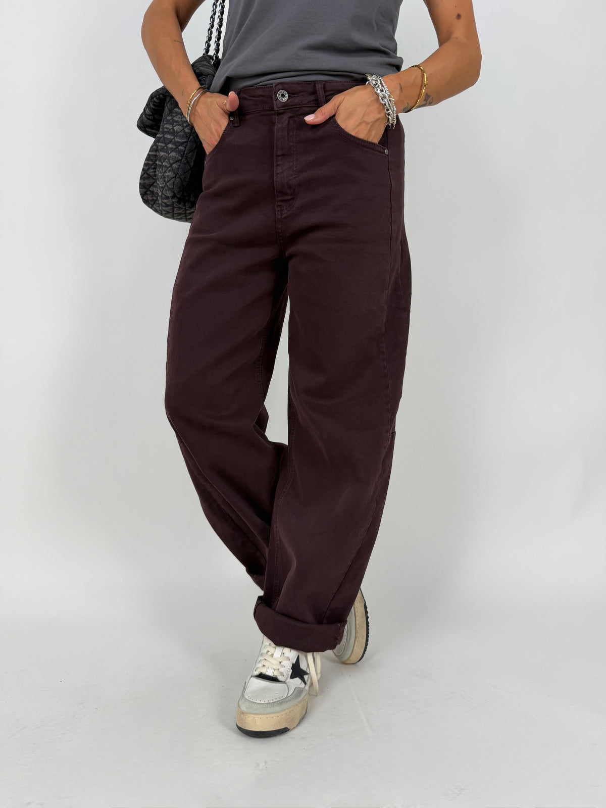 JEANS MALL AUBERGINE