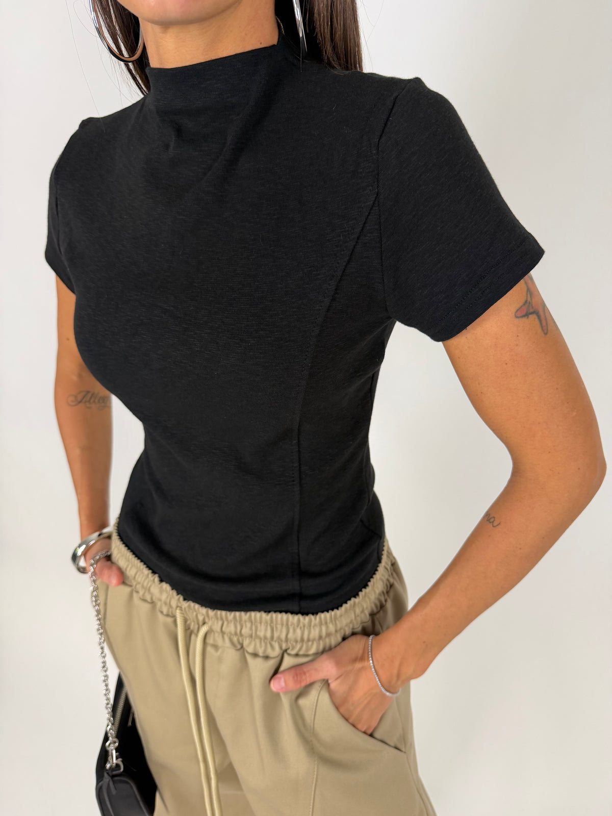 T-SHIRT POWER FIT NERA