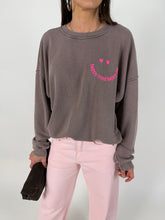 Carica l'immagine nel visualizzatore di Gallery, FELPA SMILE CACAO
