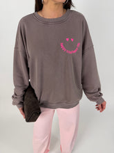 Carica l'immagine nel visualizzatore di Gallery, FELPA SMILE CACAO
