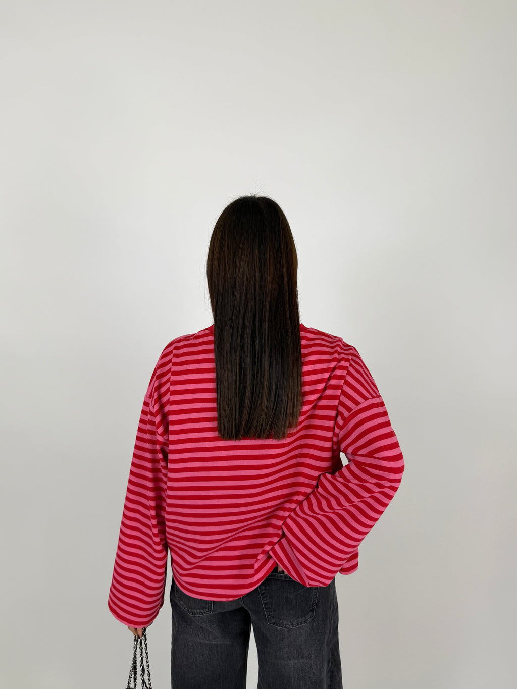 MAGLIA STRIPES PINK