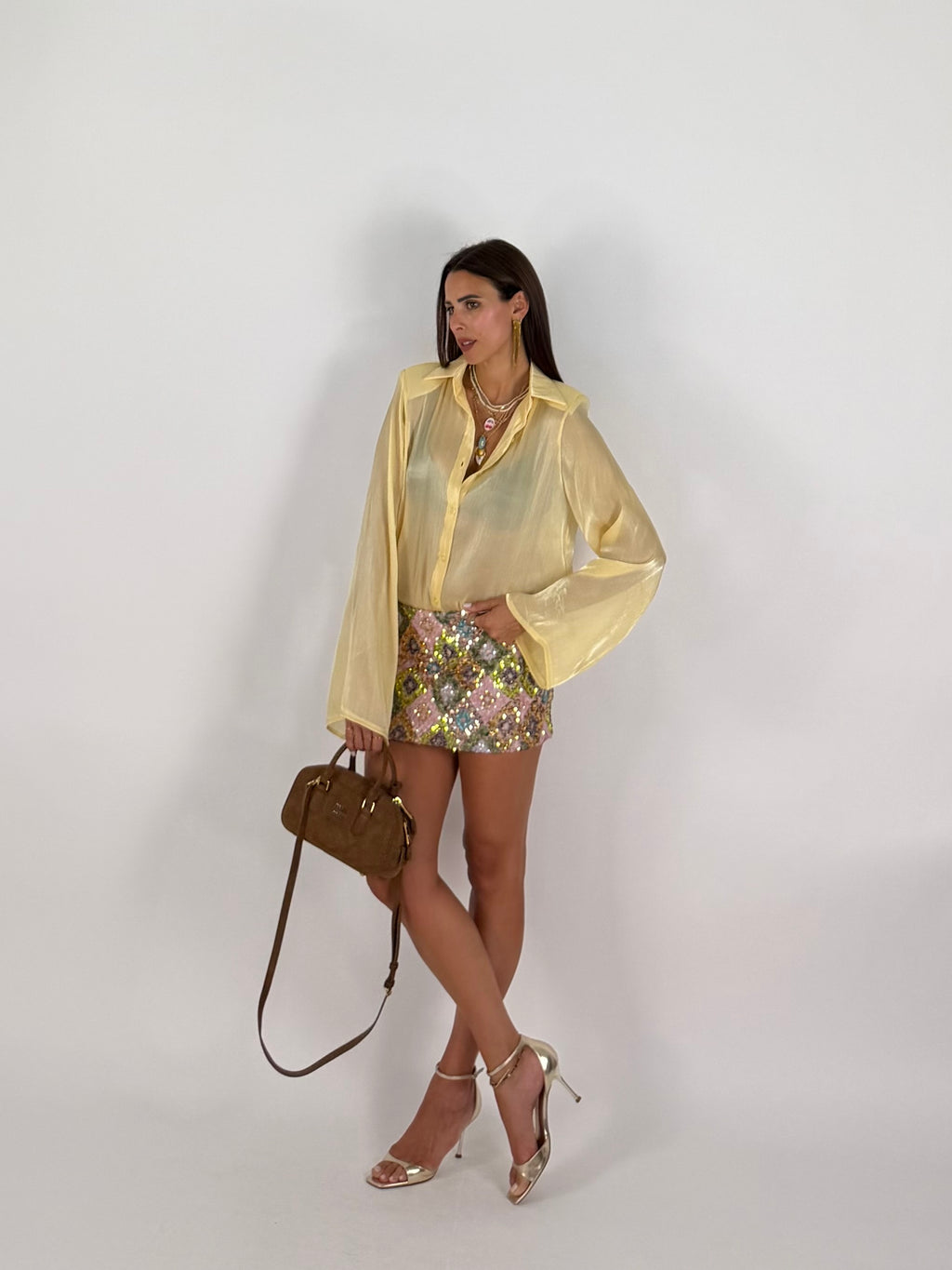 CAMICIA VOILE GIALLA