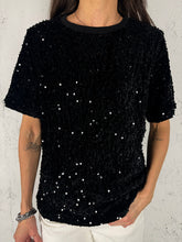 Carica l&#39;immagine nel visualizzatore di Gallery, T-shirt paillettes
