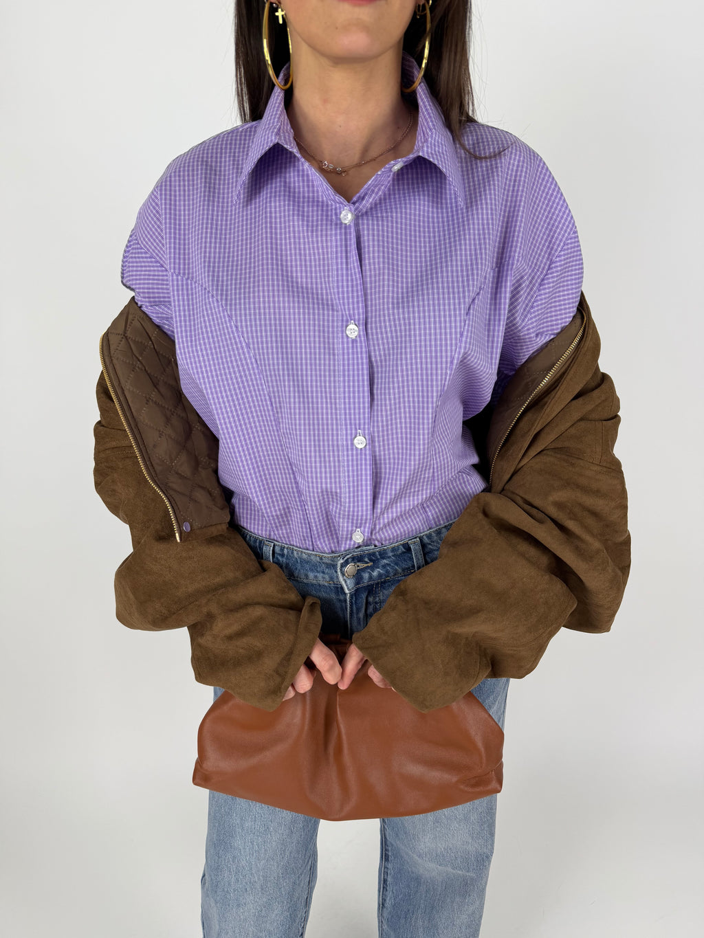 CAMICIA TYE VIOLET
