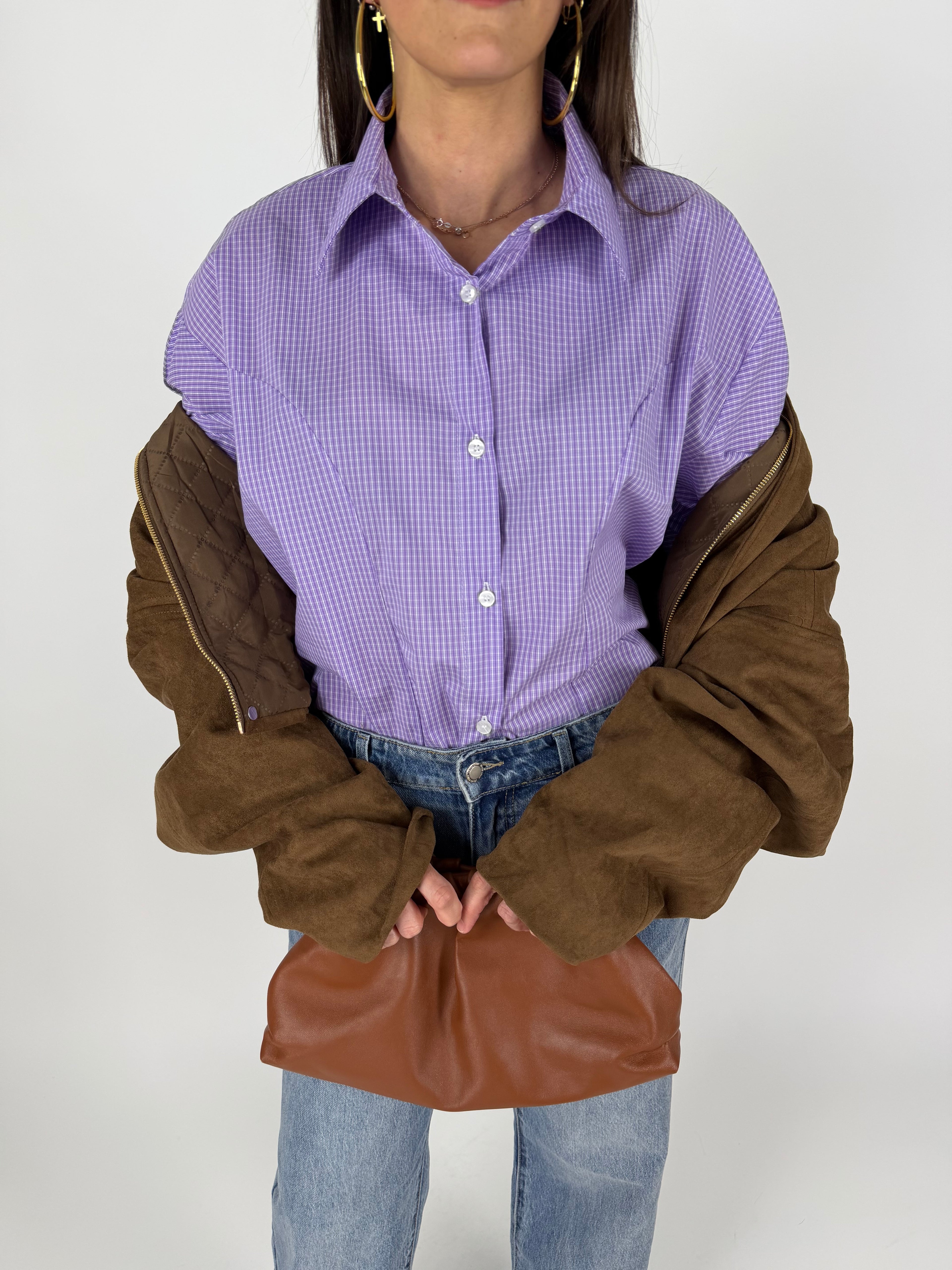 CAMICIA TYE VIOLET