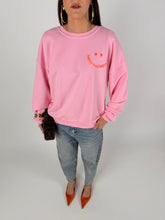 Carica l'immagine nel visualizzatore di Gallery, FELPA SMILE ROSA
