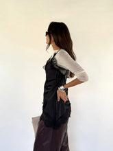 Carica l&#39;immagine nel visualizzatore di Gallery, TOP SLIP NERO
