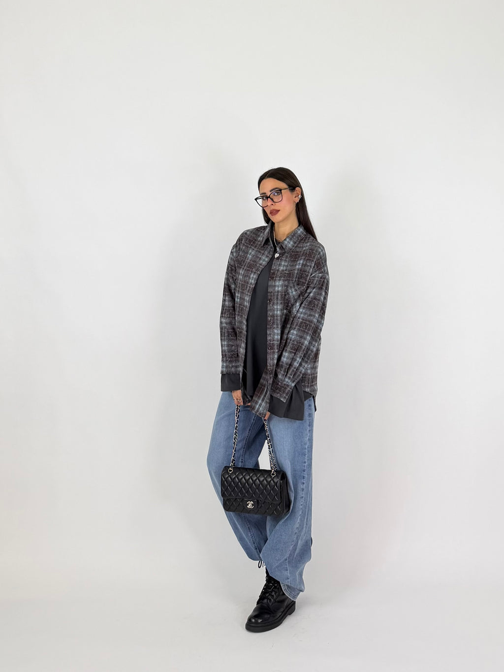 CAMICIA CHECK&SHIMMER