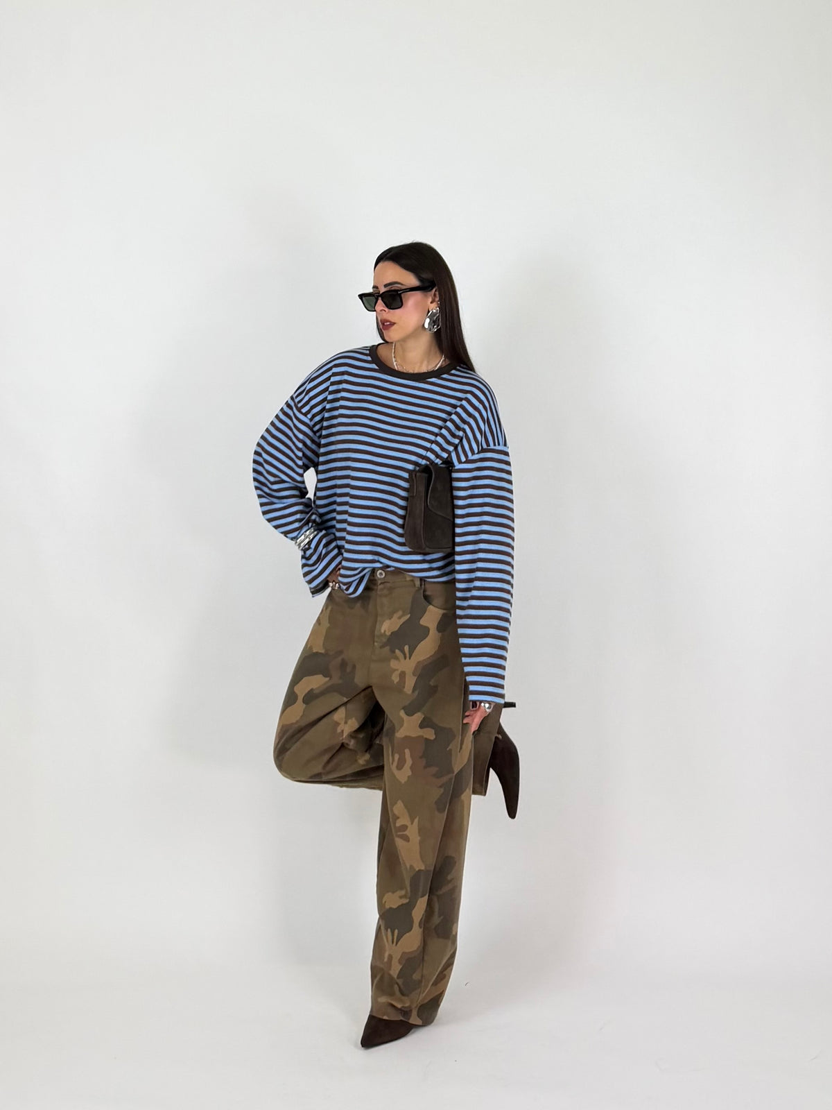 MAGLIA STRIPES SKY