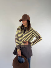 Carica l&#39;immagine nel visualizzatore di Gallery, CARDIGAN STRIPES GIALLO
