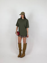 Carica l'immagine nel visualizzatore di Gallery, T-SHIRT LOOSE SHOL VERDE MIL
