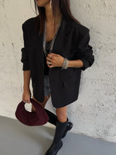 Carica l&#39;immagine nel visualizzatore di Gallery, BLAZER LOOSE FIT NERO
