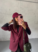Carica l&#39;immagine nel visualizzatore di Gallery, BLAZER LOOSE BORDEAUX
