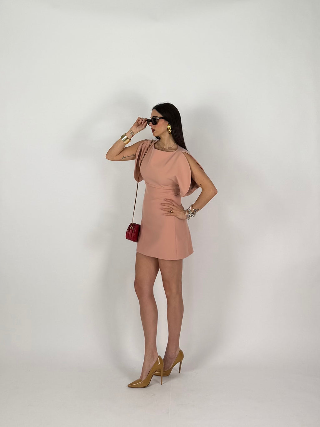 ABITO CURVE ROSA