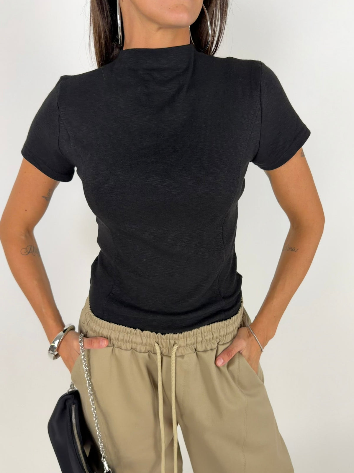 T-SHIRT POWER FIT NERA
