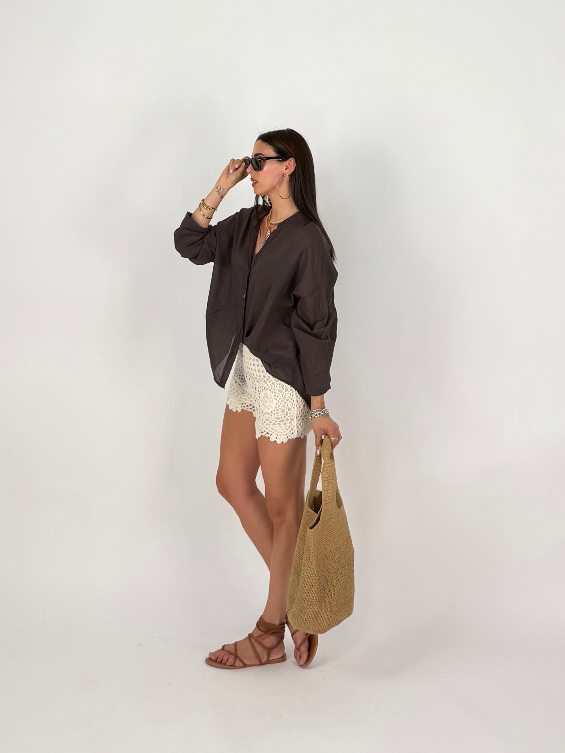 SHORTS CROCHET