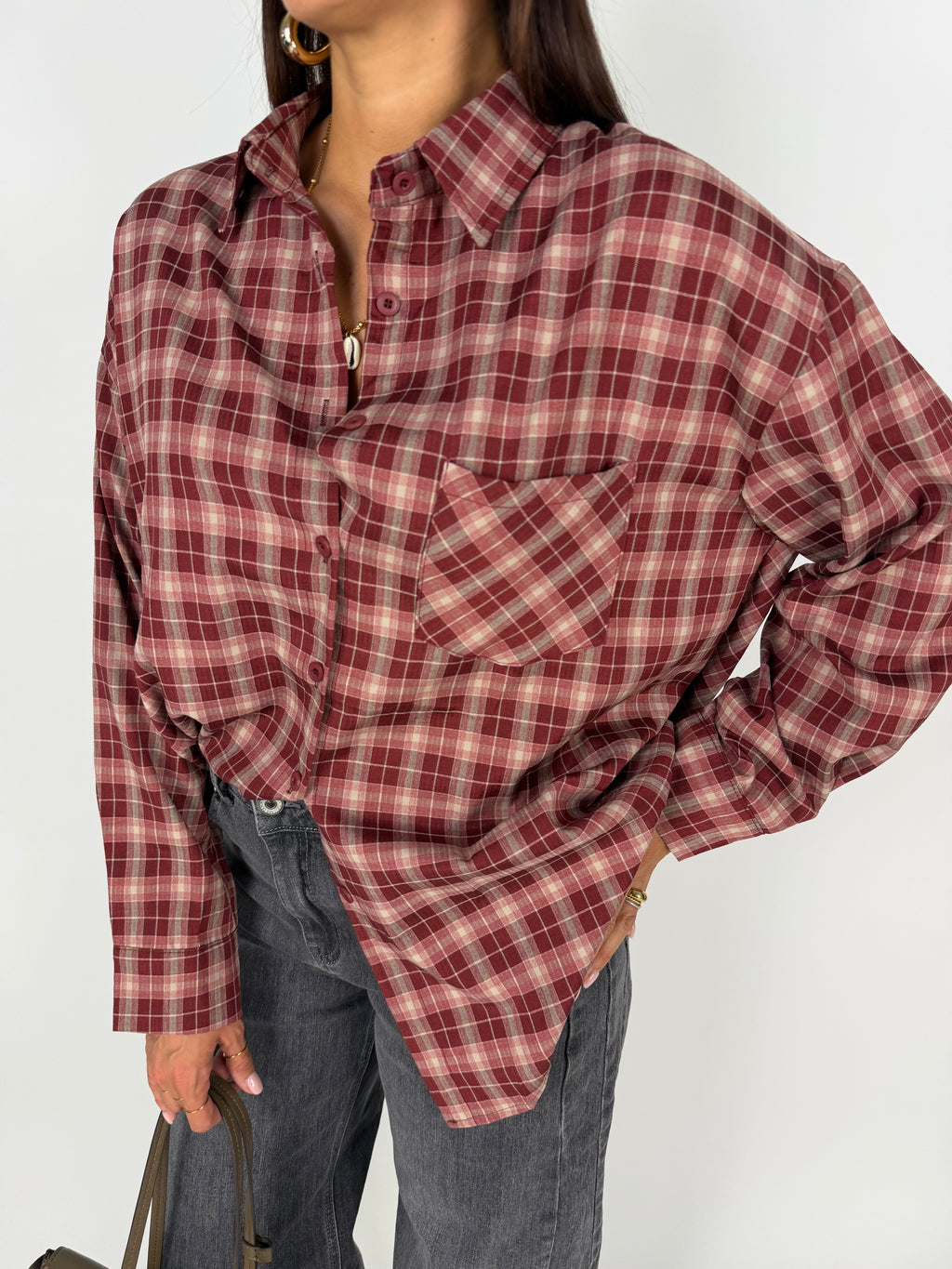 CAMICIA CHECK ROSSA