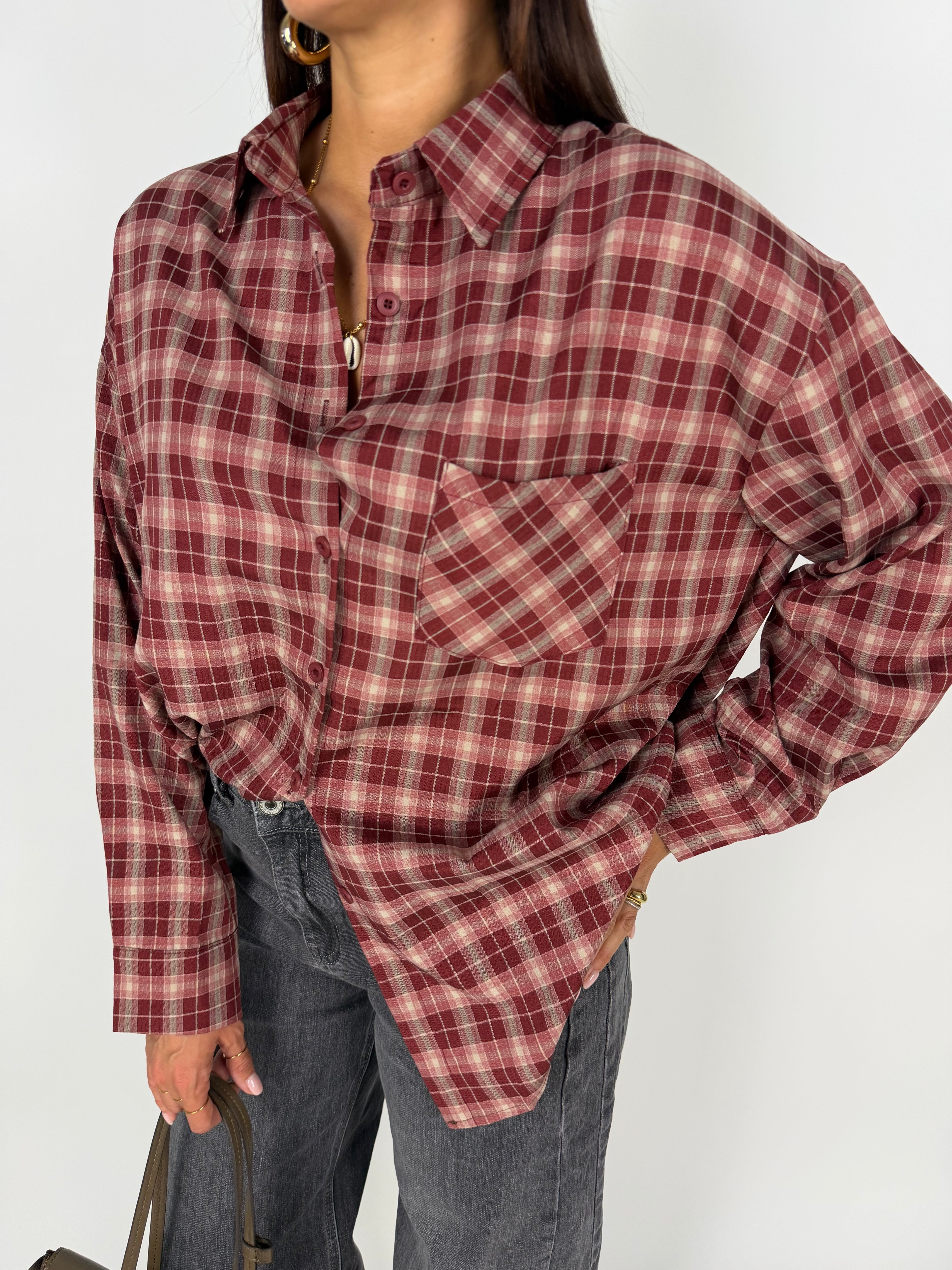 CAMICIA CHECK ROSSA