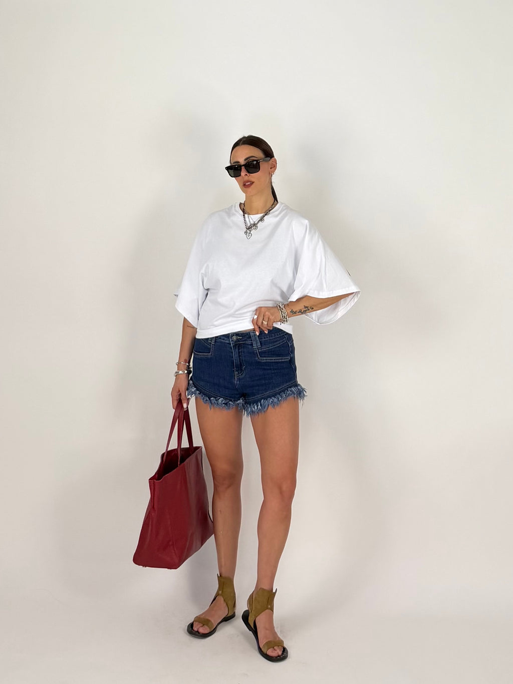 SHORTS FRAYED