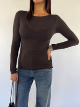 Carica l&#39;immagine nel visualizzatore di Gallery, MAGLIA VELO MOKA
