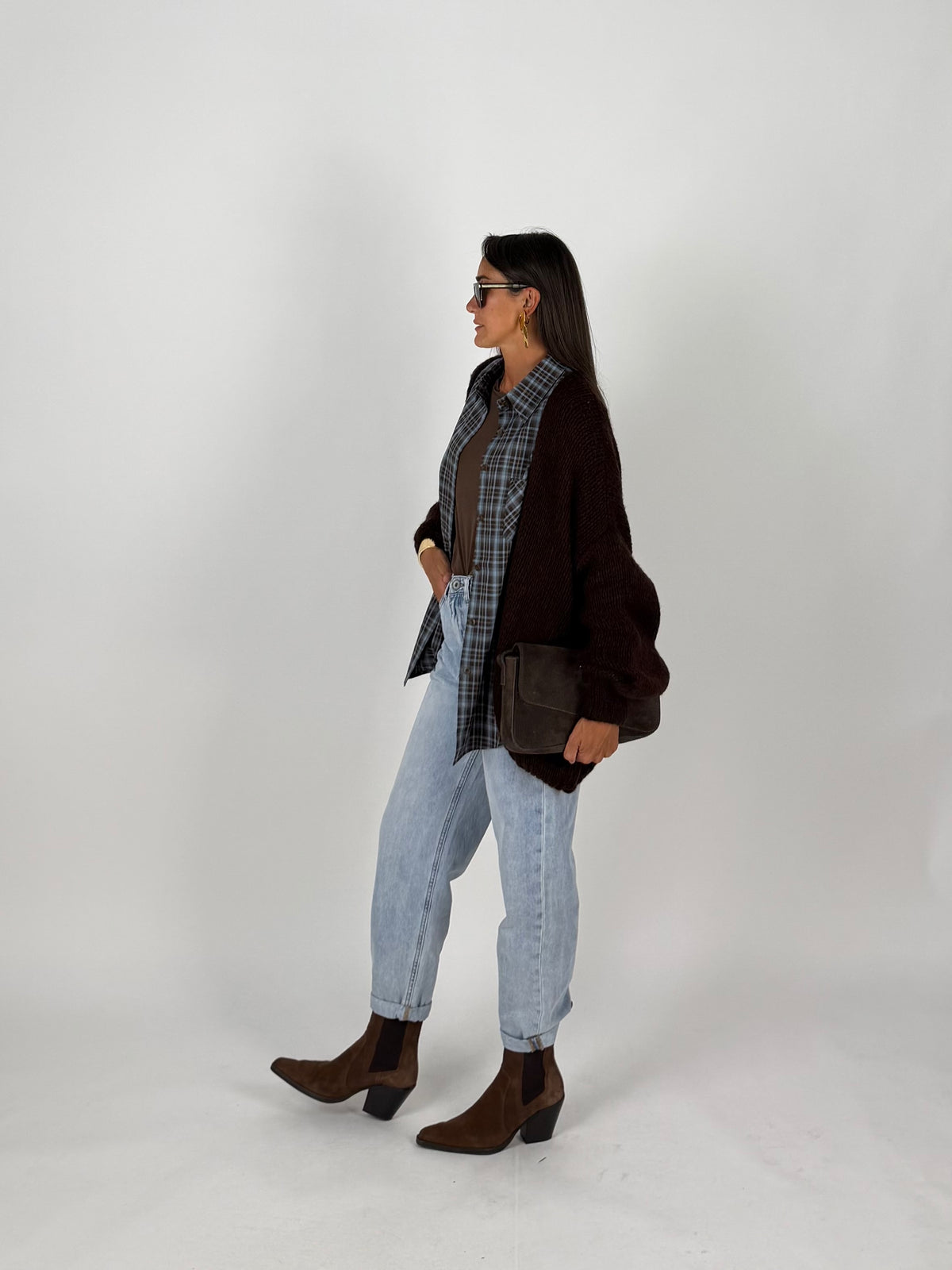 MAXI CARDIGAN CACAO