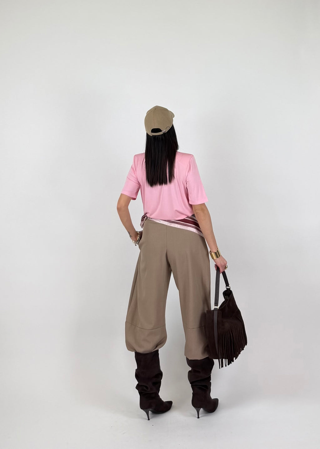 MAGLIA NECKSHOL ROSA