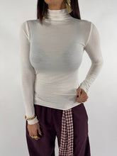 Carica l&#39;immagine nel visualizzatore di Gallery, MAGLIA DOLCEVITA BIANCA
