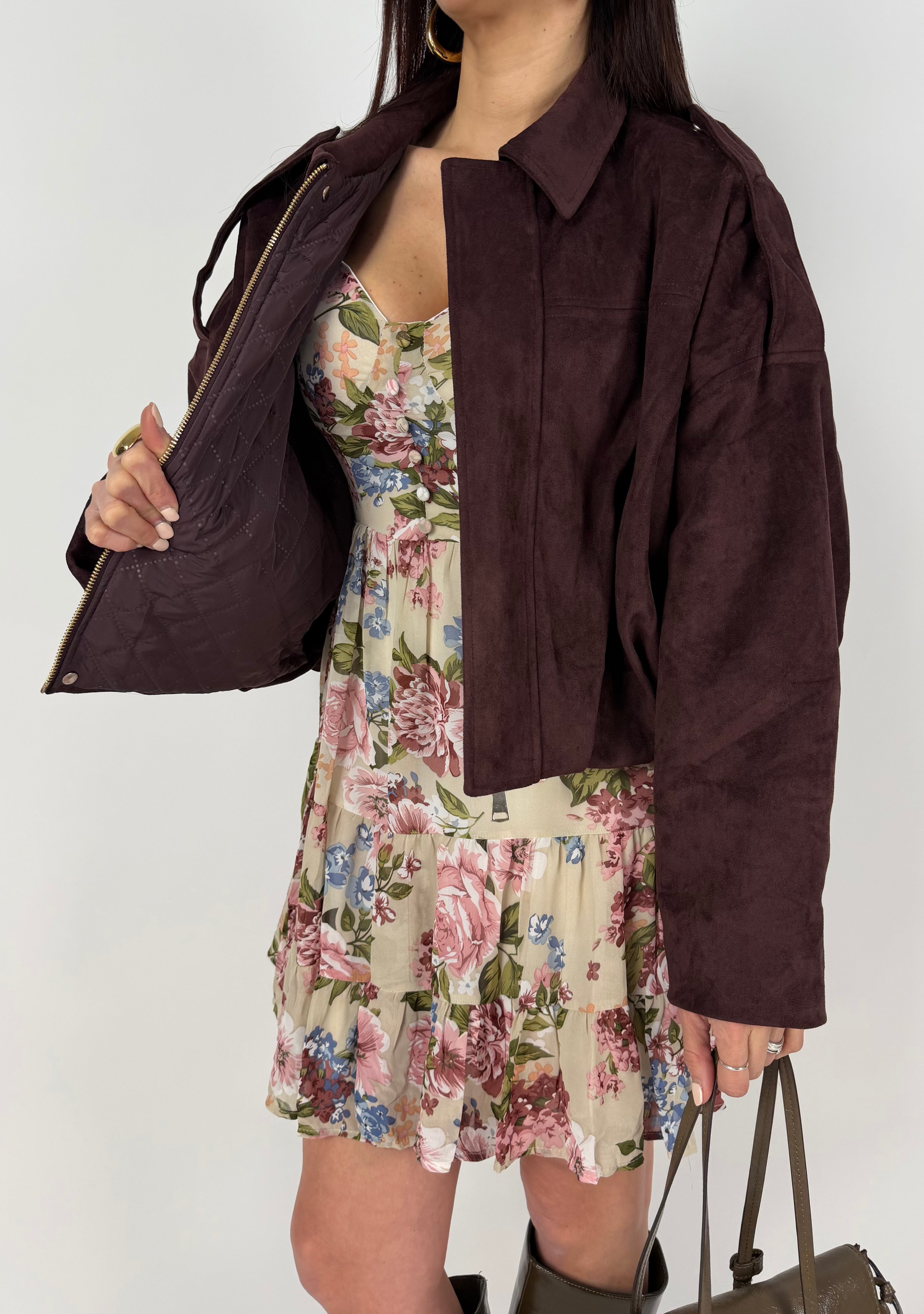 GIUBBINO BLOOM BORDEAUX