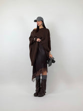 Carica l'immagine nel visualizzatore di Gallery, GONNA MIDI LACE CHOCO
