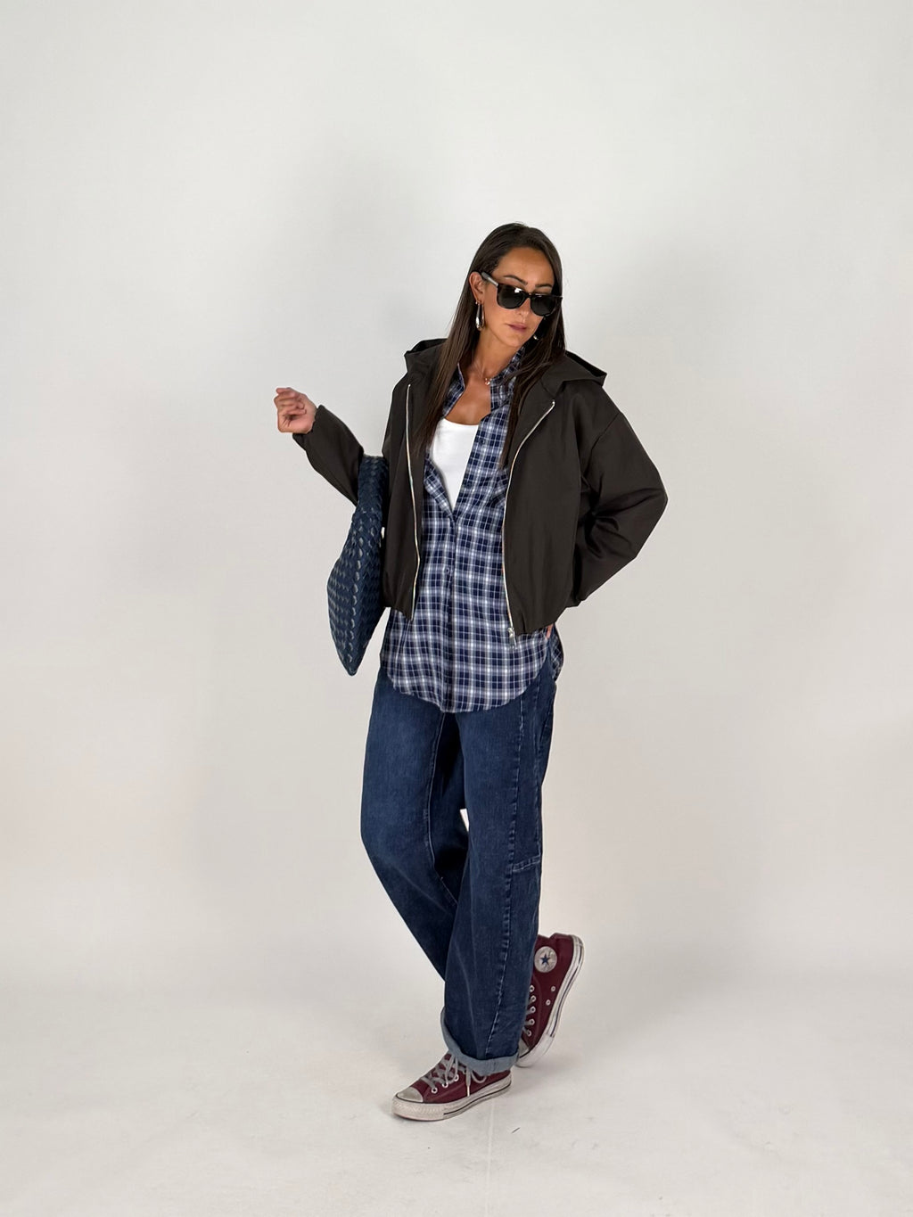 CAMICIA CHECK BLU