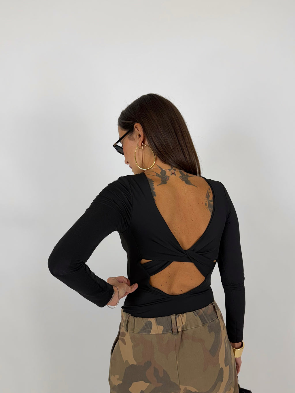 BODY CROSSBACK NERO