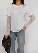 Carica l'immagine nel visualizzatore di Gallery, T-SHIRT SLEEVE BIANCA
